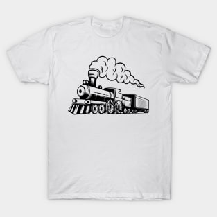 Steam Train Railway Locomotive T-Shirt